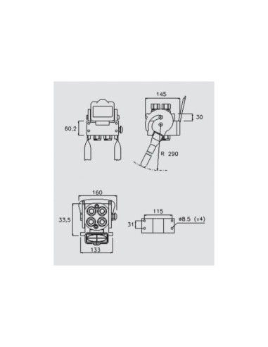Concector Hidraulico - Rosca Hembra - x 1/2''...
