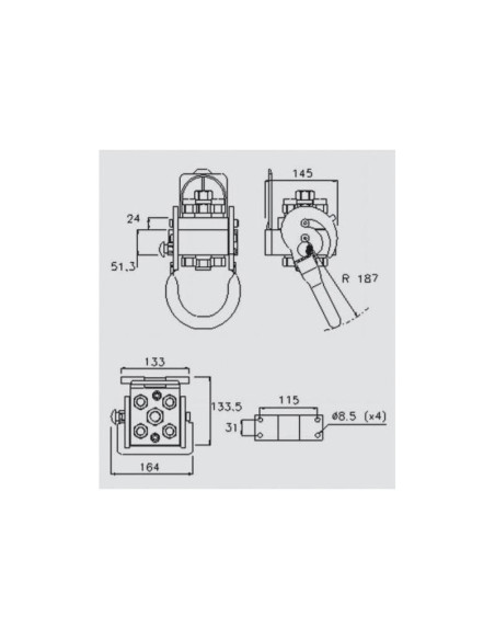 Concector Hidraulico - Macho - x M22 x 1.50'' métrica - 2P506 Serie