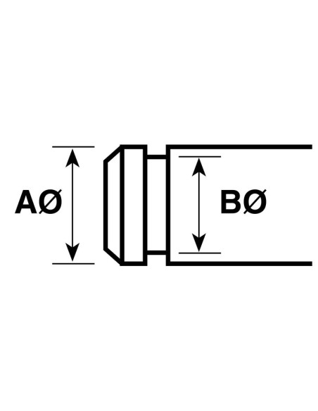 Imperial Clip tipo E, Ø de A3/8'', Ø B0.303'' (BS1500)