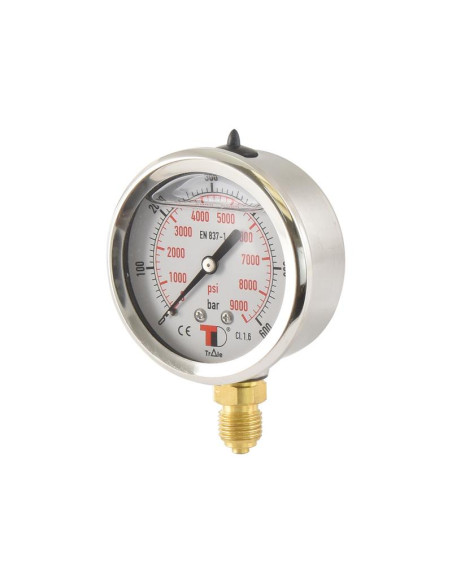 Manómetro Ø63mm (0-600 bar)