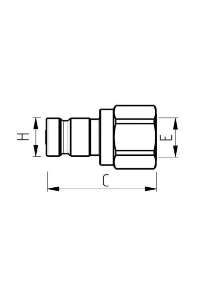 Test Nipple 1/4'' NPT