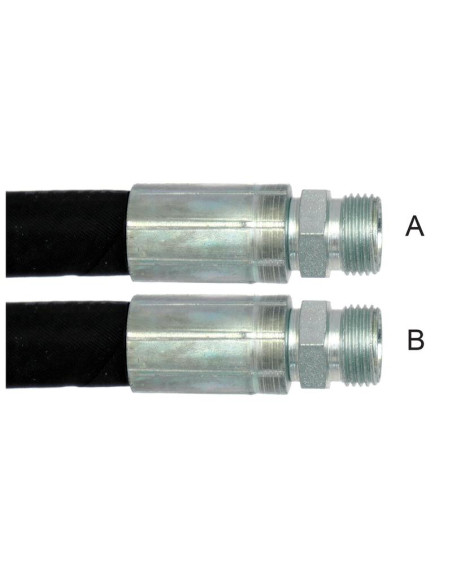 Conjunto Manguera Hidràulica 1/2'' con M22 x 1.5 Macho x M22 x 1.5 Macho x Longitud 1000mm