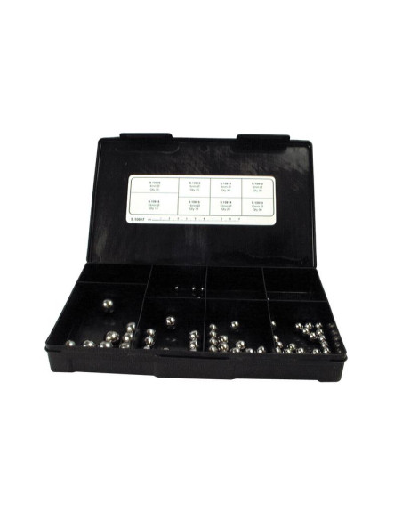 Sparex Carbon Steel Ball Bearing Kit - métrica Ø4 - 16mm