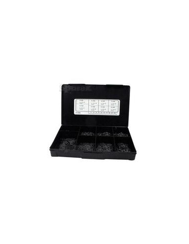 Metric Clip tipo E, Ø de A6 - 15.5mm, Ø B4 - 12mm (Din 6799), (Caja 500 pzas.)
