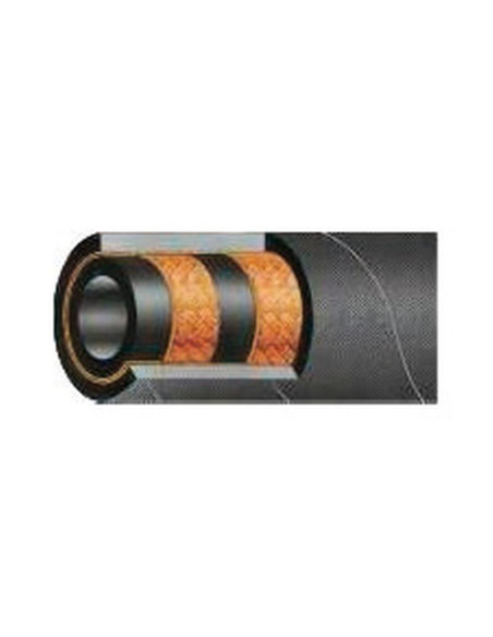 Dicsa Trale Manguera Hidráulica, 2 Mallas Standard 2SN DIN EN853-2SN-SAE100 R2AT. - 3/8'' 2SN 2 Wire Standard (Roll)