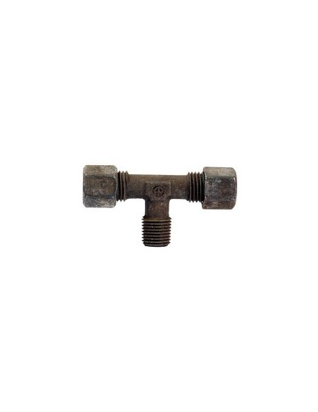 Conector Hidráulico En T, T.E.V. 8L - 1/4'' BSP 90 Macho