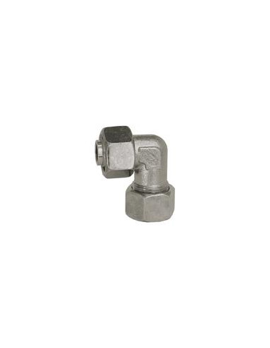Conector Hidráulico Metálico Con Rosca En Angulo E.W.V. 6L 90 Tubo De Conexión Compacto