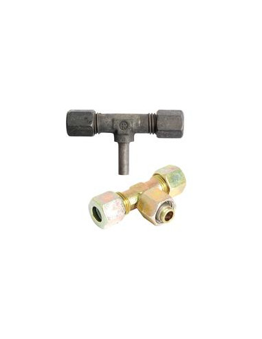 Conector Hidráulico Metálico En T Con Rosca E.T.V. 18L