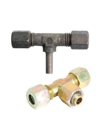 Conector Hidráulico Metálico En T Con Rosca...