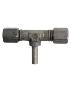 Conector Hidráulico Metálico En T Con Rosca E.T.V. 6L
