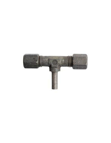 Conector Hidráulico Metálico En T Con Rosca E.T.V. 6L