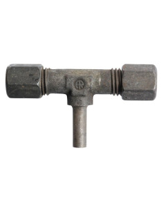 Conector Hidráulico Metálico En T Con Rosca E.T.V. 6L 2