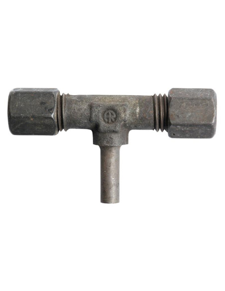 Conector Hidráulico Metálico En T Con Rosca E.T.V. 6L
