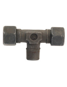 Conector Hidráulico Metálico En T Con Rosca T.E.V. 12L -... 2