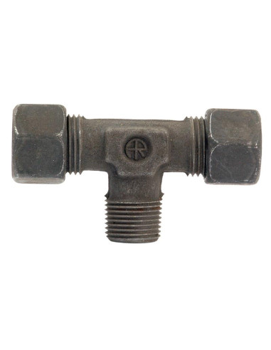Conector Hidráulico Metálico En T Con Rosca...