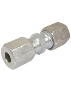 Acoplamiento recto para tubos metálicos hidráulicos 20S...