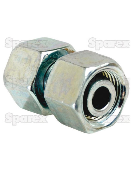 Acoplamiento recto para tubos metálicos hidráulicos 8 l M14 x 15