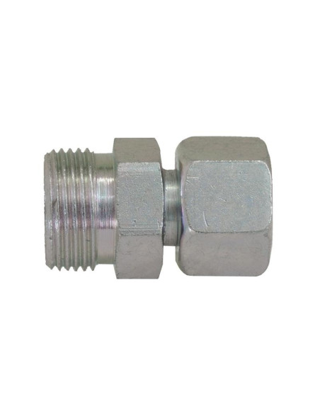 Acoplamiento reductor recto para tubos metálicos hidráulicos 10 l / 12 l