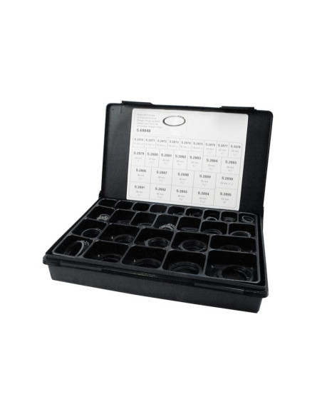 Surtido de Circlip Exterior, 330 pzas. Caja. (Din 471)