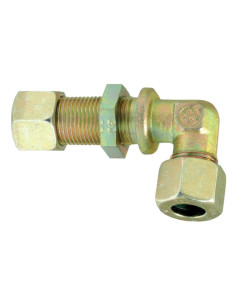 Conector Hidráulico Metálico Pasamuros Con Angulo G.S.V.... 2