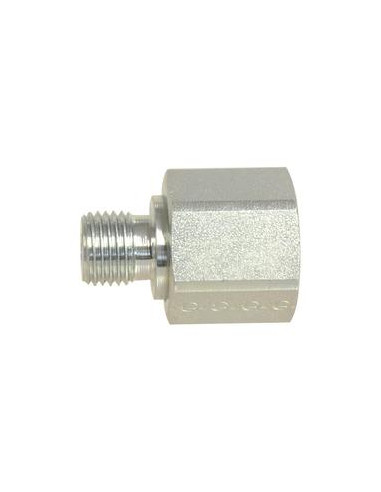 Hydraulic Metal Pipe Thread Reducer 1/4''BSP Externalthread 3/8''BSP Inner thread