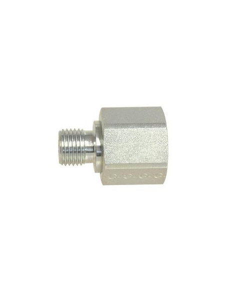 Hydraulic Metal Pipe Thread Reducer 1/4''BSP Externalthread 3/8''BSP Inner thread