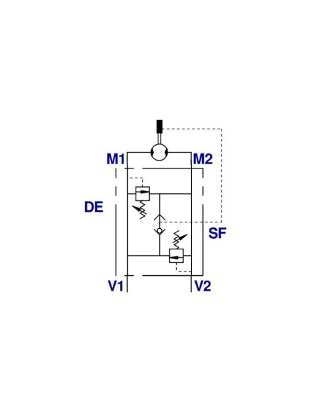 MARCHESINI OMP, OMR Válvula de Descarga Motor 1/2'' BSP (60 L/min Caudal)