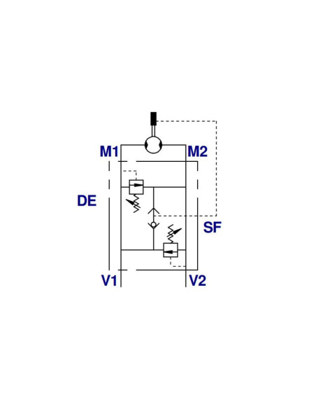 MARCHESINI OMS Válvula de Descarga Motor 1/2'' BSP (50 L/min Caudal)