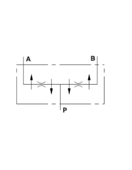 MARCHESINI Separador de Caudal Fijo 50/50 3/8'' BSP (20 L/min Caudal)