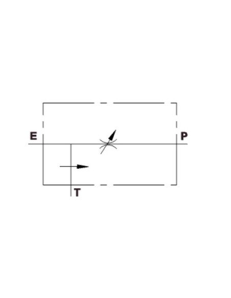 MARCHESINI Válvula de Control de Caudal 3 Vías 3/8'' BSP (60 L/min Caudal)