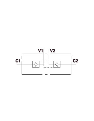 MARCHESINI Válvula de Control Doble 1/4'' BSP...