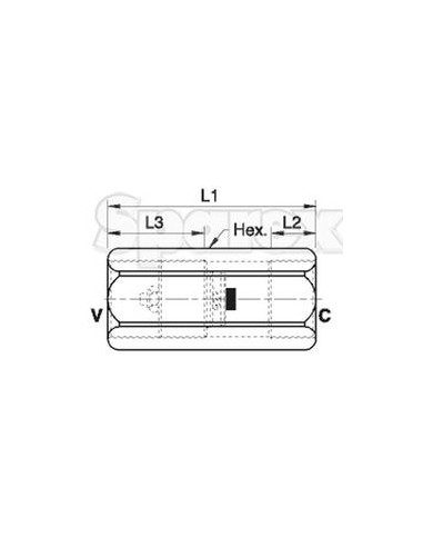 MARCHESINI Válvula de Seguridad 1/2'' BSP (80 L/min Caudal)