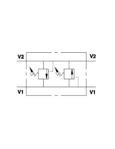 MARCHESINI Válvula de Seguridad Doble en Cruz...