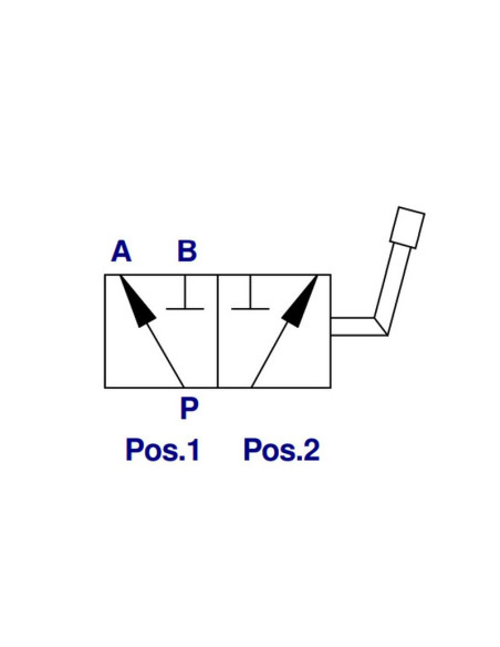 MARCHESINI Válvula Hidráulica Desvio 3 Vías 3/8'' BSP (35 L/min Caudal)