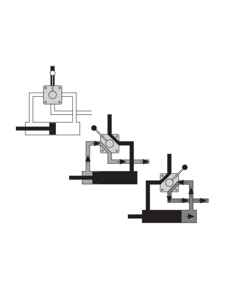 Spenco Válvula Rotativa de Derivación 4 Vías 1/2'' BSP (60 L/min Caudal)