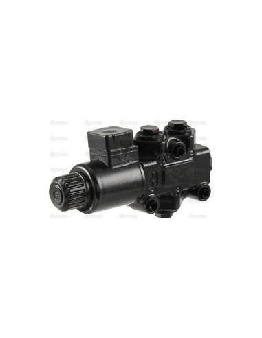 Walvoil Válvula Hidráulica Derivación Eléctrica 3 Puertos 3/8'' BSP 12V (DC) (30 L/min Caudal)