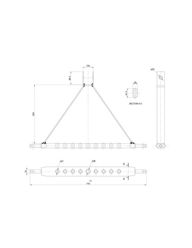 Estructura de remolque de tres puntos (Cat. 1)...