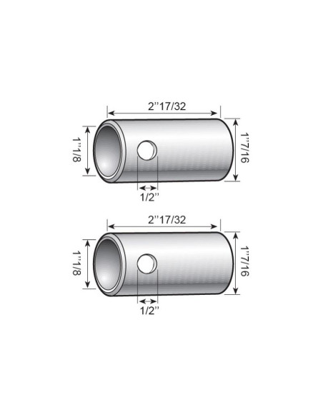 Casquillo Adaptador Brazo Inferior (Cat. 3 hasta 2)