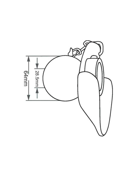 Rótula Brazo Inferior, Cono Guía Y Bulón De Asa - Reforzada (Cat. 3/2)