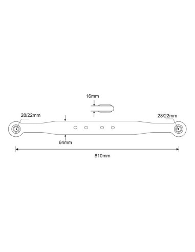 Eje Brazo Inferior - Open Socket (Cat. 1/1)