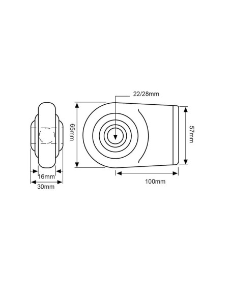 Rótula Para Soldar Brazo Inferior (Cat. 1/2) Dcha/Izda