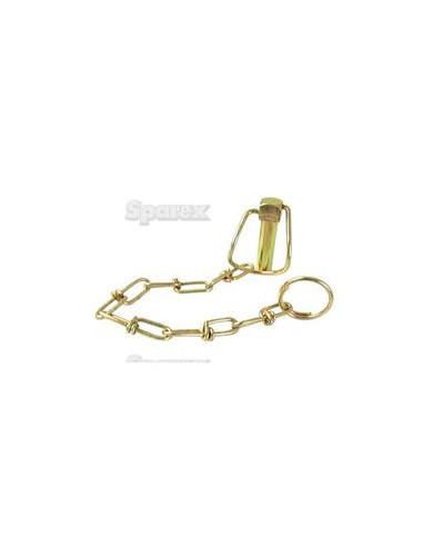 Pasador con Cadena, Ø pasador14mm x 67mm