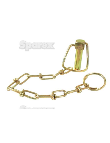 Pasador con Cadena, Ø pasador14mm x 67mm