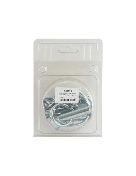 Pasador con Cadena, Ø pasador14mm x 67mm (2 pzas. Blister)