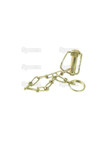 Pasador con Cadena, Ø pasador16mm x 70mm
