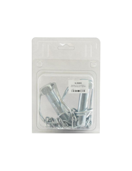 Pasador con Cadena, Ø pasador19mm x 73mm (2 pzas. Blister)