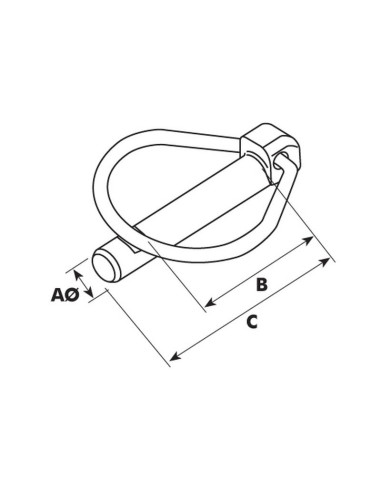 Pasador de Seguridad Rubüg, Ø pasador11.5mm x...