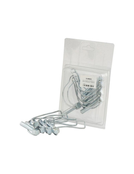 Pasador Pera Centro de Eje, Ø pasador10mm x 55mm (5 pzas. Blister)