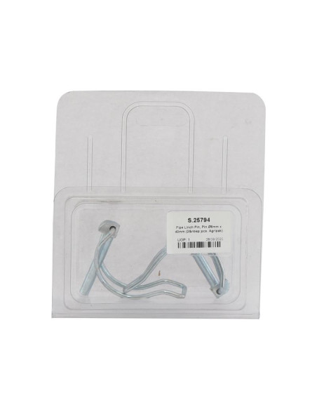 Pasador Pera Centro de Eje, Ø pasador6mm x 40mm (2 pzas. Blister)