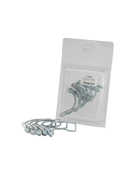 Pasador Pera Centro de Eje, Ø pasador8mm x 45mm (5 pzas. Blister)